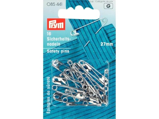 [90077577 1088107] Prym Sicherheitsnadel Nr. 0, 27 mm, 16 Stück