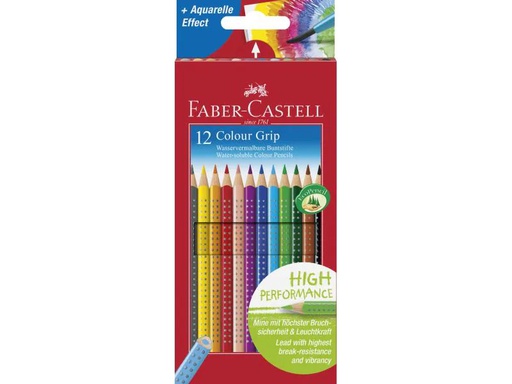 [90077642 142550] Faber-Castell Farbstifte COLOUR GRIP 12 Stück