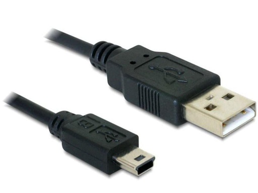 [90077696 208948] Delock USB 2.0-Kabel  USB A - Mini-USB B 1 m