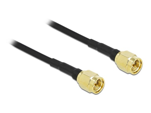 [90077769 1142935] Delock Antennenkabel LTE/3G, LMR/CFD100 SMA zu SMA, 5 m