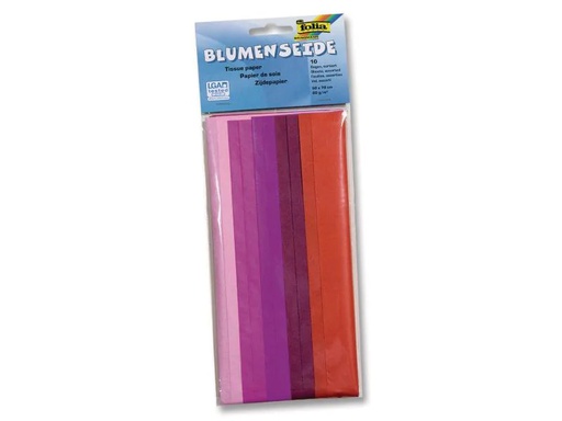 [90007771 649273] Folia Seidenpapier Ton in Ton Mix Rot
