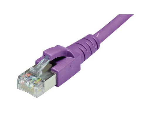 [90077975 121501] Dätwyler IT Infra Patchkabel RJ-45 - RJ-45, Cat 6A, S/FTP, 1 m, Violett