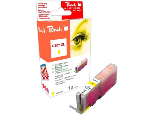 [90078106 464872] Peach Tinte Canon CLI-571XLY Yellow