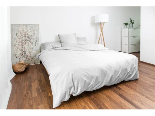[90007808 1089238] Night Fashion Duvetbezug Edi 240 x 240 cm, Weiss