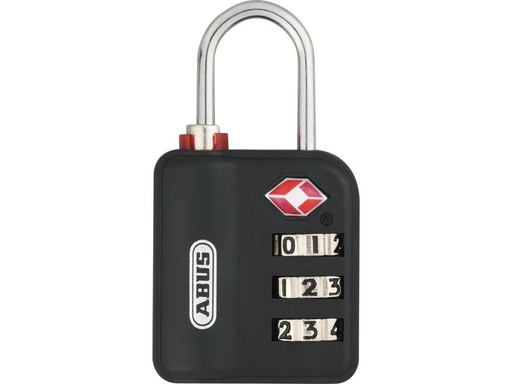 [90078356 1169209] Abus Vorhängeschloss 147TSA/30 B Schwarz Kunststoff