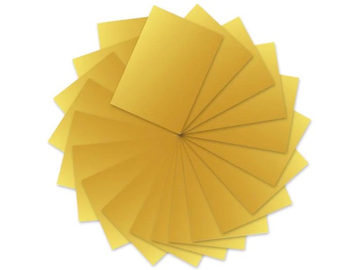 [90078403 1107526] URSUS Tonzeichenpapier A4, 130 g/m², 100 Blatt, Gold Matt