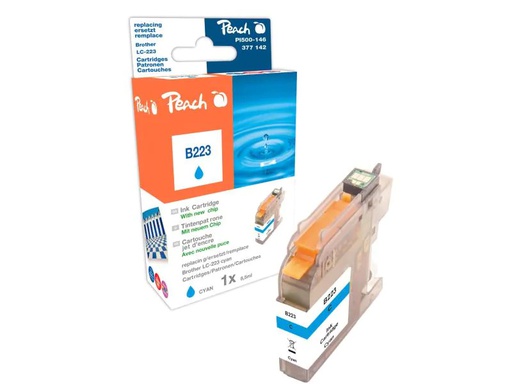 [90078421 464251] Peach Tinte Brother LC-223c Cyan