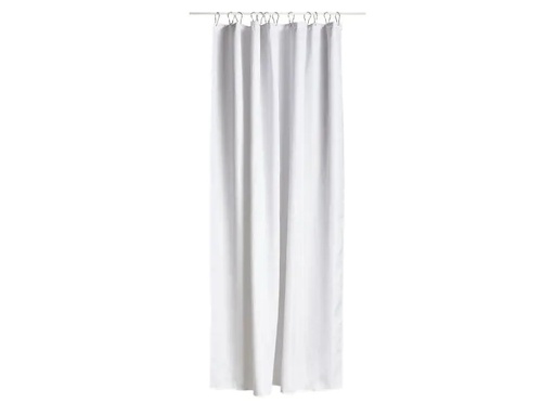 [90007867 550006] Zone Denmark Duschvorhang Lux 180 x 200 cm, Weiss