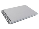 Sigel Notizbuch A4, Uni, Grau