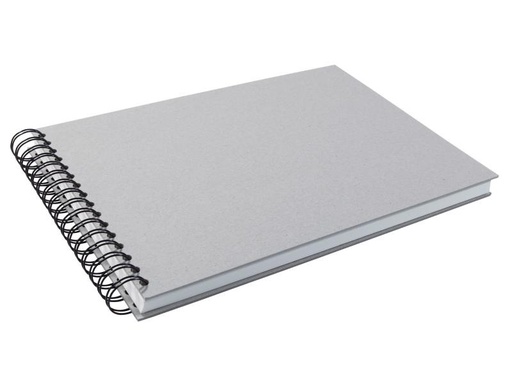 [90000766 543684] Sigel Notizbuch A4, Uni, Grau