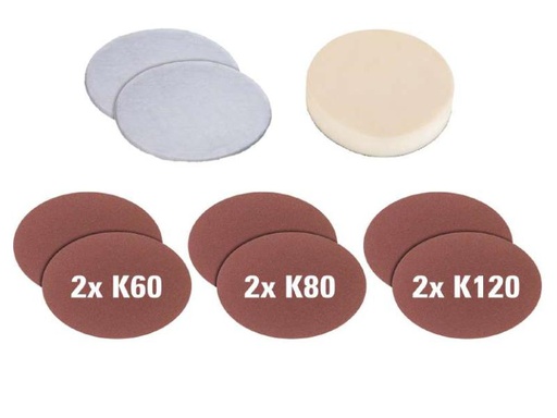 [90079029 341331] Einhell Automotive Polierpad Set