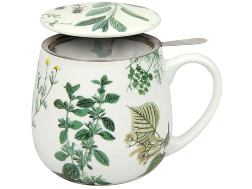 [90079035 1079854] Könitz Teetasse My Favourite Tea Kräuter 420 ml, 1 Stück, Weiss