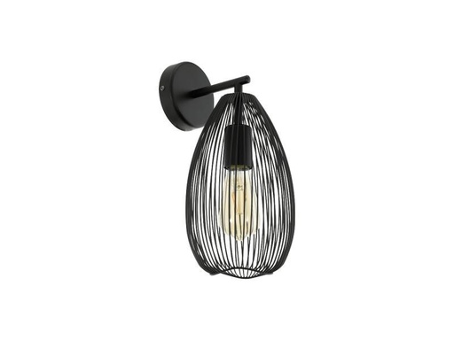 [90079101 905367] EGLO Leuchten Wandleuchte CLEVEDON 1x E27 Schwarz
