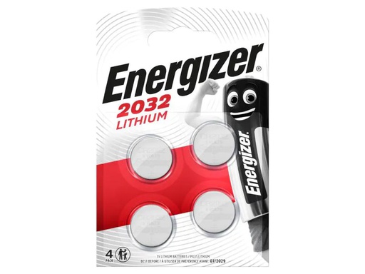 [90079195 739911] Energizer Knopfzelle Lithium CR 2032 4 Stück
