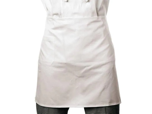 [90079275 908752] Paderno Kochschürze 70 cm x 40 cm Weiss