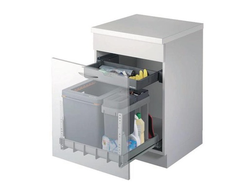 [90079409 1018793] Müllex Abfalleimer BOXX 55/60-R Bio