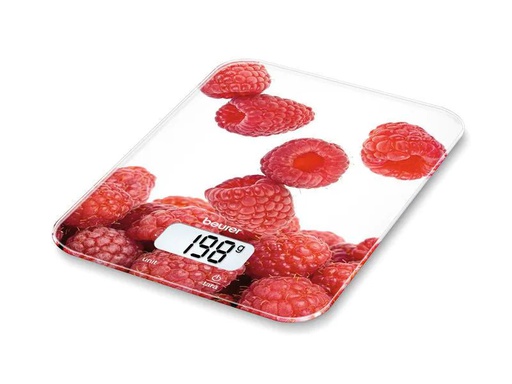 [90079509 275991] Beurer Küchenwaage KS19 Berry Rot/Weiss