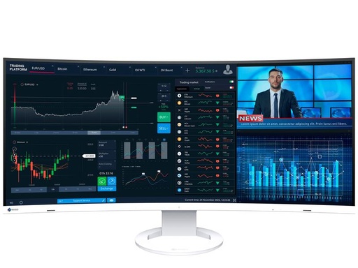[90079566 1143832] EIZO Monitor EV3895 Swiss Edition Weiss