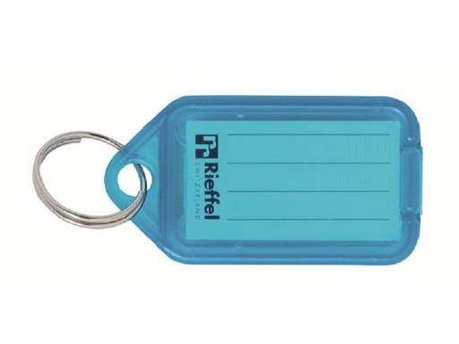[90079601 1144253] Robert Rieffel Schlüsselanhänger 3.8 x 2.2 cm  10 Stück, Blau