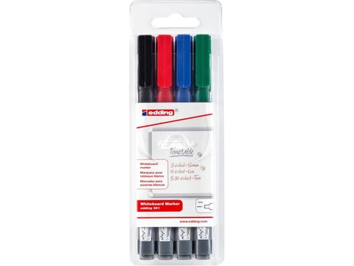 [90079625 966566] edding Whiteboard-Marker 361 4 Stück