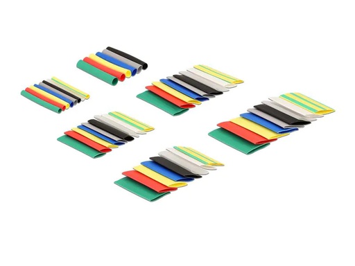 [90079680 1156702] Delock Schrumpfschlauch 108-teilig Sortimentsbox, Mehrfarbig