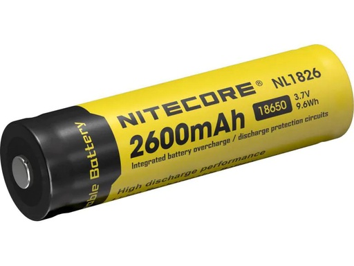 [90079763 1026833] Nitecore Akku NL1826 18650 2600 mAh