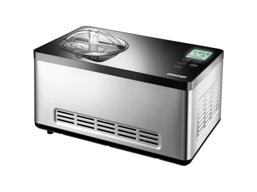 [90079859 296195] Unold Glacemaschine Gusto 2 l, Silber/Grau
