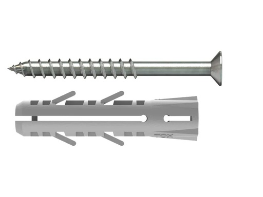 [90079896 1073162] Tox-Dübel Spreizdübel Barracuda 6x30 mm, inkl. Schraube 12 Stück