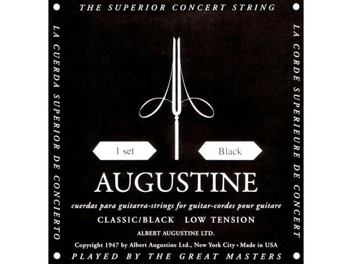 [90079968 335316] Augustine Gitarrensaiten Classic Black Soft