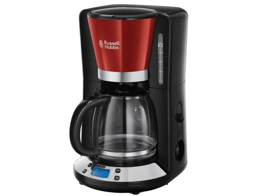 [90080015 924904] Russell Hobbs Filterkaffeemaschine Colours Plus Rot/Schwarz