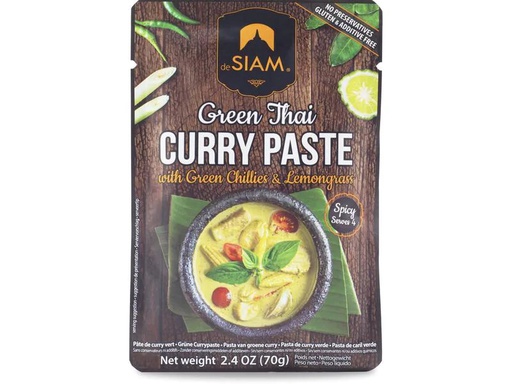 [90080020 750599] deSIAM Thai Green Curry Paste 70 g