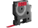DYMO Beschriftungsband D1 Schwarz auf Rot
