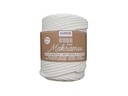 Glorex Wolle Makramee Cord gewebt 85 m x 5 mm, 500 g, Weiss