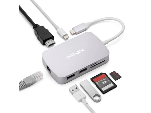 [90080132 1165945] Minix Multiadapter NEO C-GGR Space Grey