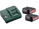 Metabo Akku und Ladegerät 12 V - 2 x 2,0 Ah