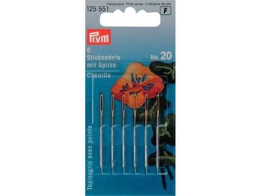[90080322 1175010] Prym Sticknadel Nr. 20, 6 Stück