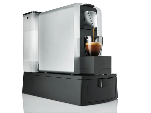 [90008014 1197174] Delizio Kapselmaschine Compact Pro XL Schwarz/Silber