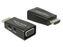 Delock Konverter HDMI zu VGA inkl. Audio USB Strom optional