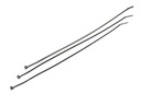 VR-Technics Kabelbinder Schwarz 300 mm x 3.6 mm