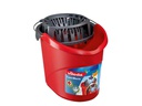 Vileda Wischmop-Eimer SuperMocio Eimer, 15 l, Rot