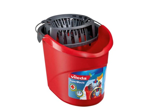 [90008033 278700] Vileda Wischmop-Eimer SuperMocio Eimer, 15 l, Rot