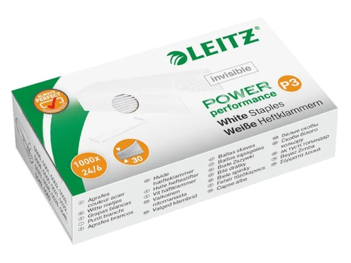 [90080554 633546] Leitz Heftklammer P3 24/6 1000 Stück