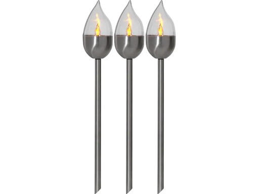 [90080577 1160549] Star Trading Gartenlicht Solar Olympus, 3 Stück