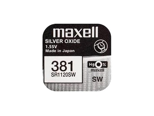 [90080580 920112] Maxell Europe LTD. Knopfzelle SR1120SW 10 Stück