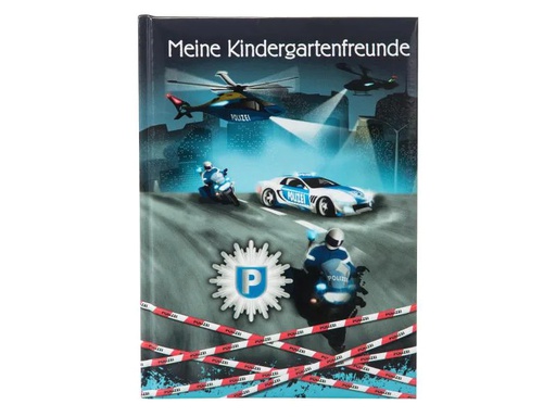 [90080618 1041086] Goldbuch Kindergartenfreundebuch Polizei