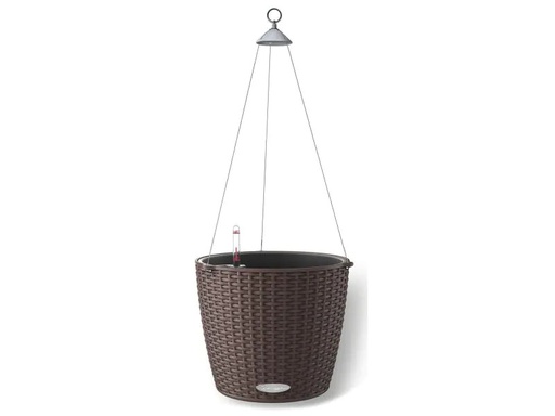 [90080651 412035] Lechuza Blumentopf Nido Cottage Braun