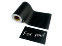 URSUS Washi Tape Blackboard 10 cm x 5 m Schwarz