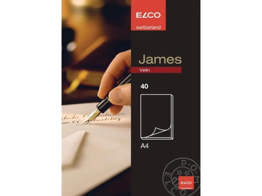 [90080708 864817] ELCO Briefpapierset James Velin A4 40 Stück