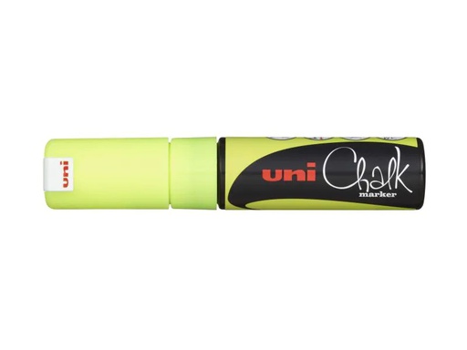 [90080735 779988] Uni Kreidemarker Uni CHALK 8 mm Fluo Gelb