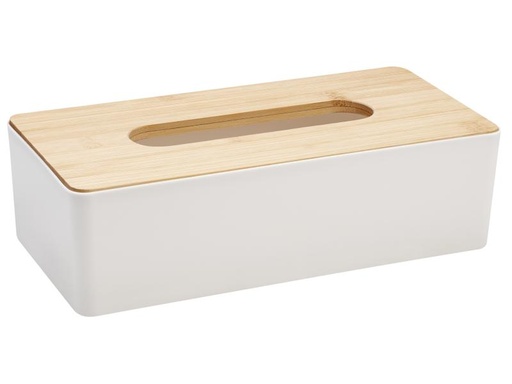 [90080829 1070245] diaqua® Kosmetiktuchbox Bambus Weiss